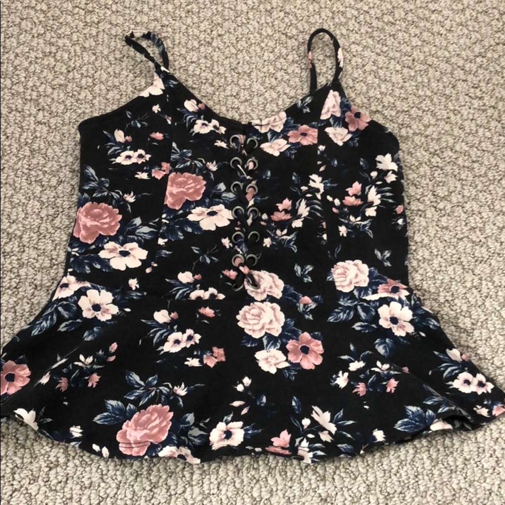 American eagle floral tank top